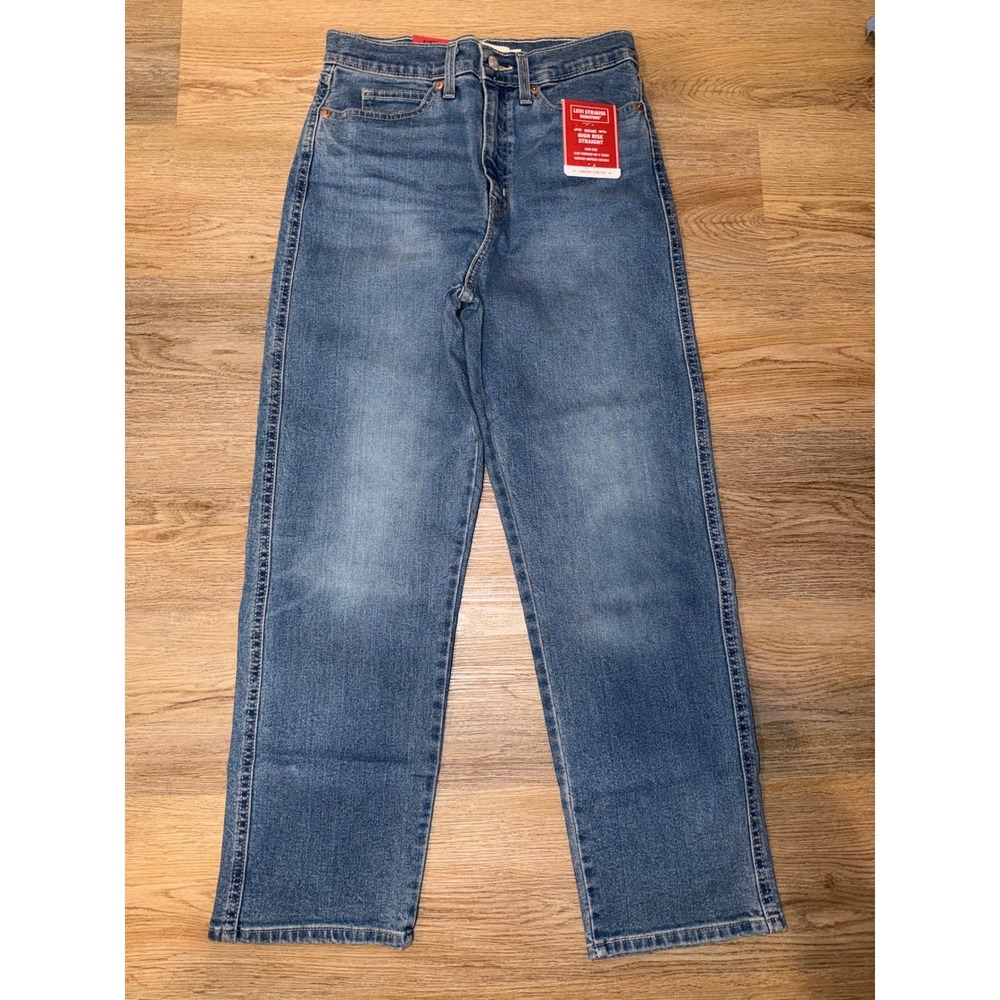 Women high rise straight jeans size 4